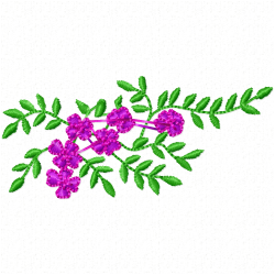 Flowers Embroidery Design 6